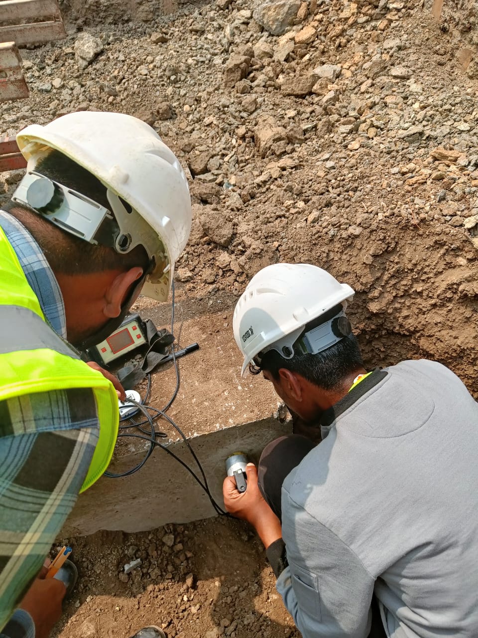 Testing of non-bituminous base and subbase materials for road construction quality.